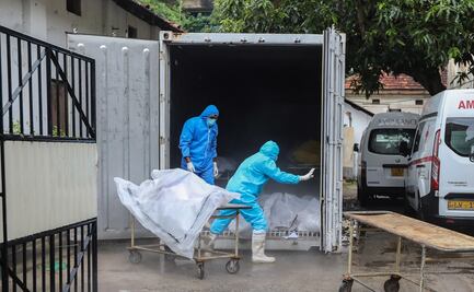 Realizan cremaciones colectivas en Sri Lanka por aumento de muertes por Covid-19