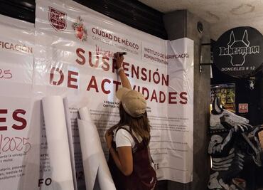 Programa “La noche es de todos”; 199 establecimientos suspendidos en CDMX