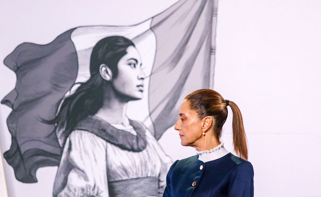 Claudia Sheinbaum Pardo en su conferencia matutina del 3 de diciembre de 2024. Foto: Axel Sánchez / EL UNIVERSAL