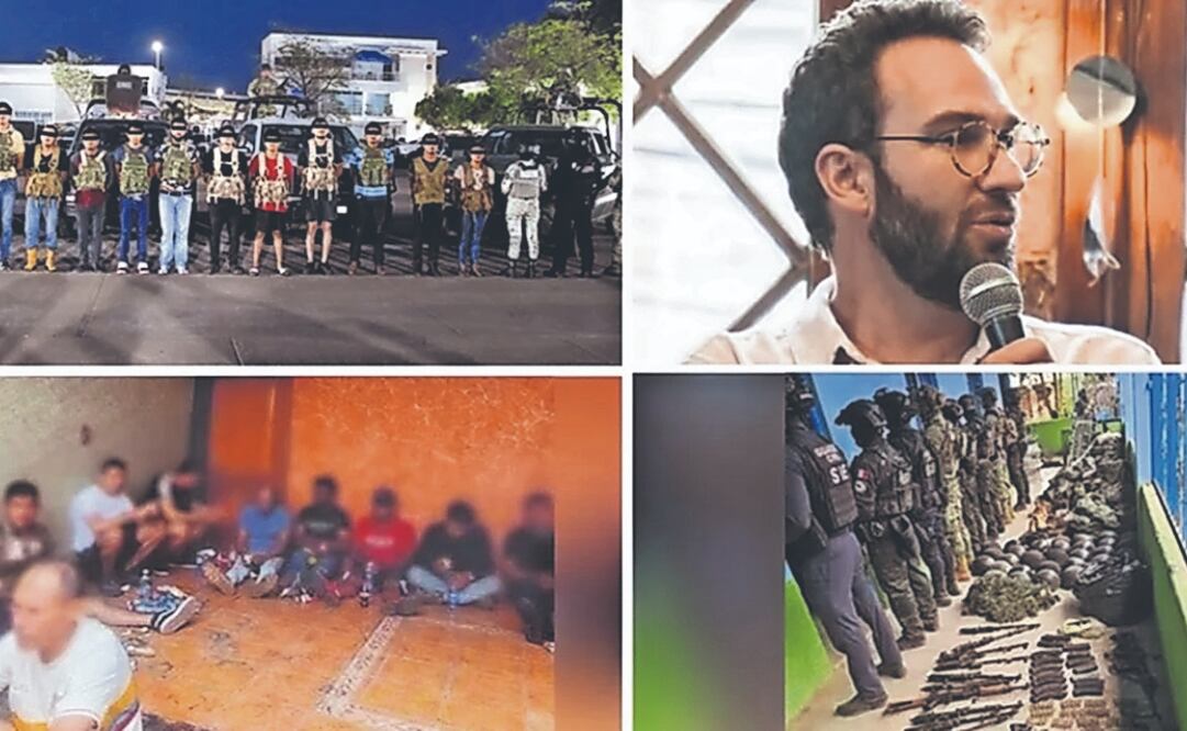 Unos 11 exmilitares colombianos fueron detenidos en Michoacán por su presunta vinculación con la muerte de ocho efectivos mexicanos. Foto Especial