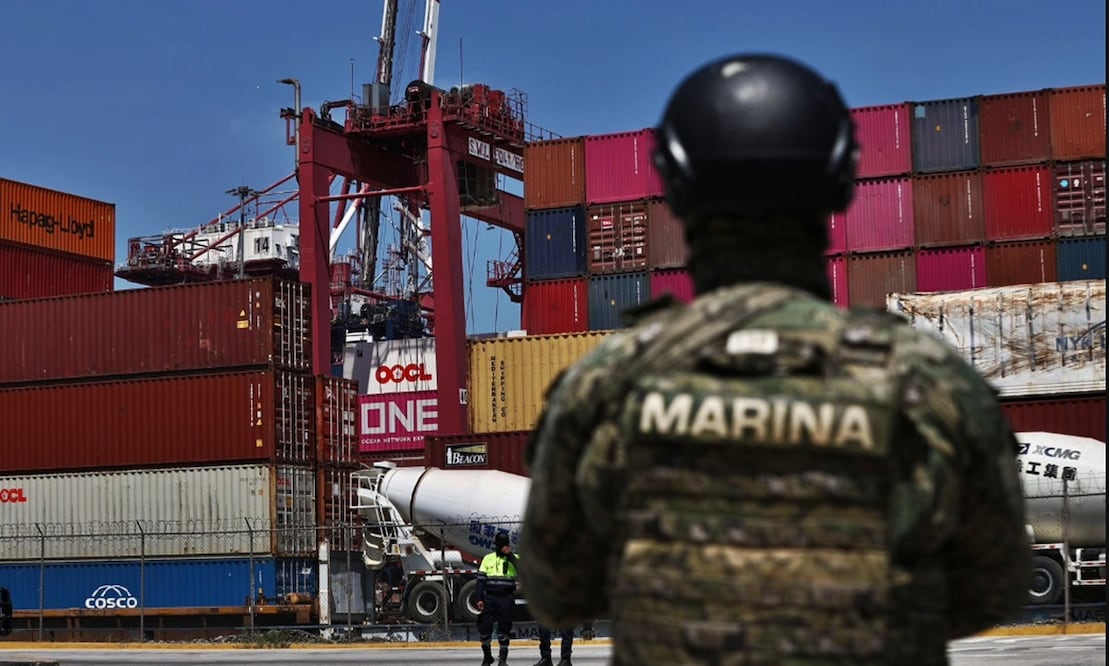 El capitán de la Marina, Adrián Omar del Ángel Zúñiga, murió en una práctica de tiro en Sonora. Foto: Berenice Fregoso/EL UNIVERSAL