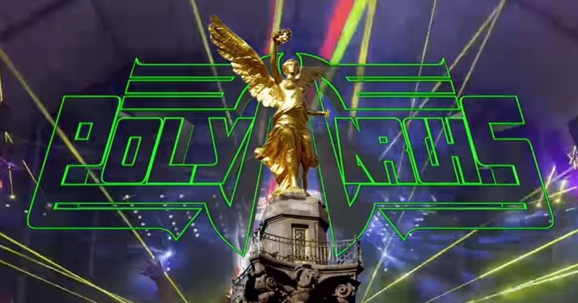 Polymarchs en el Ángel de la Independencia. Foto: Captura de pantalla