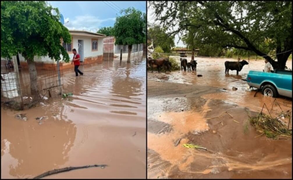 Reportan 118 personas evacuadas y 193 viviendas afectadas por las lluvias en Sinaloa
