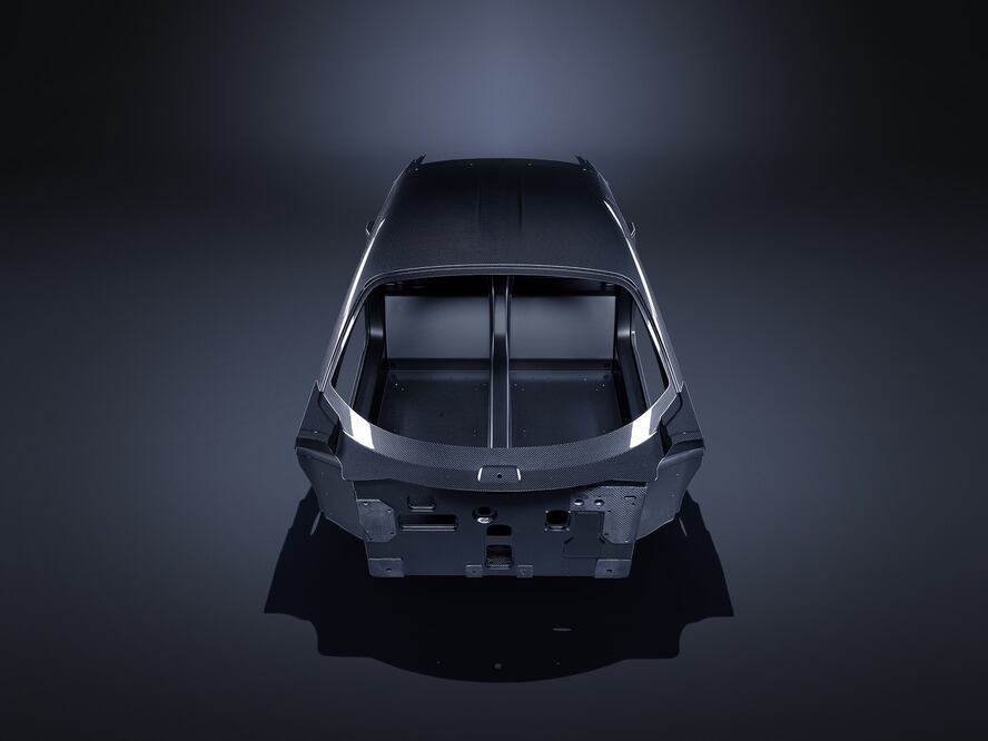 La carrocería de este auto pesa lo mismo que una persona