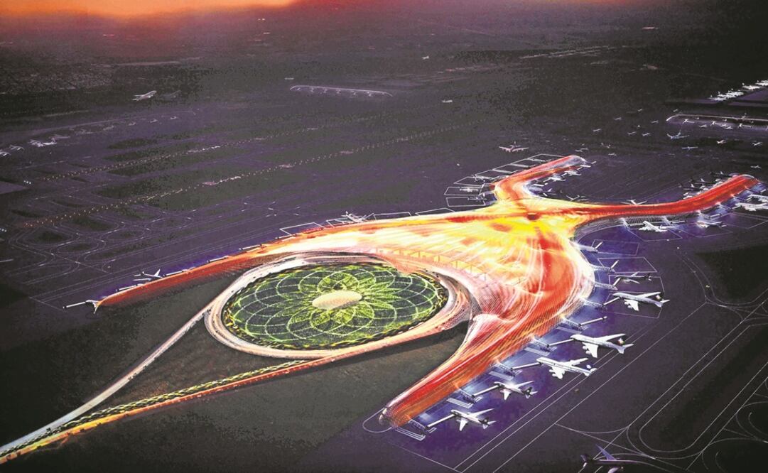 Nuevo Aeropuerto Internacional de México. Foto: Archivo/EL UNIVERSAL