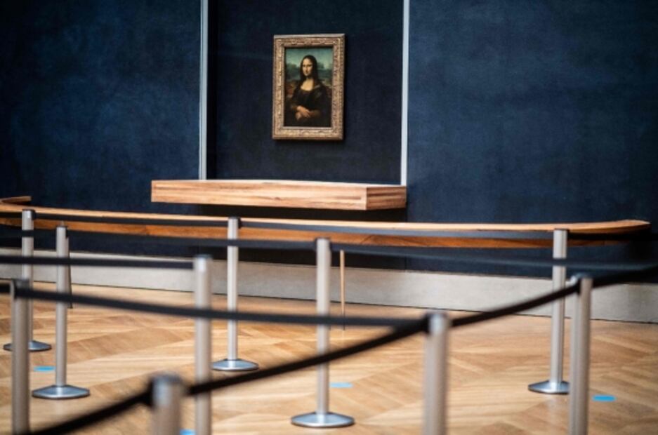 Sin turistas extranjeros, las visitas al Louvre se desplomaron un 72% en el 2020