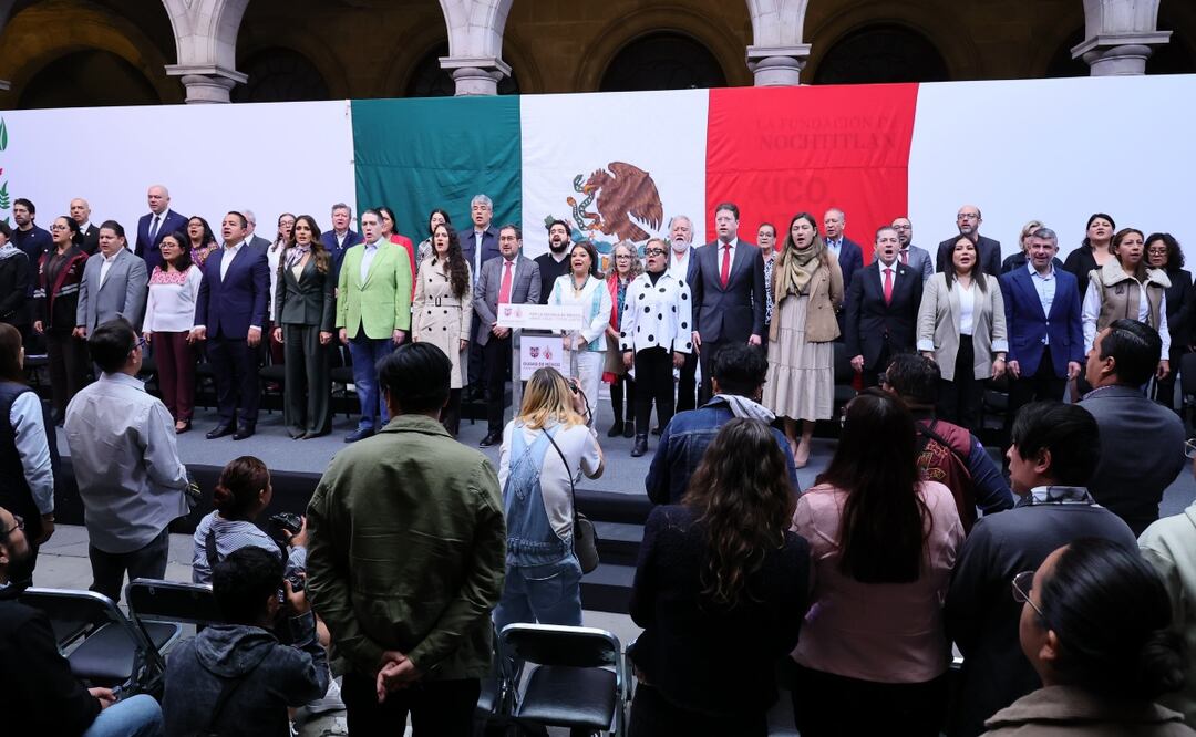 Clara Brugada y alcaldes se unen; rechazan impuestos arancelarios de EU a productos mexicanos. Foto: Especial