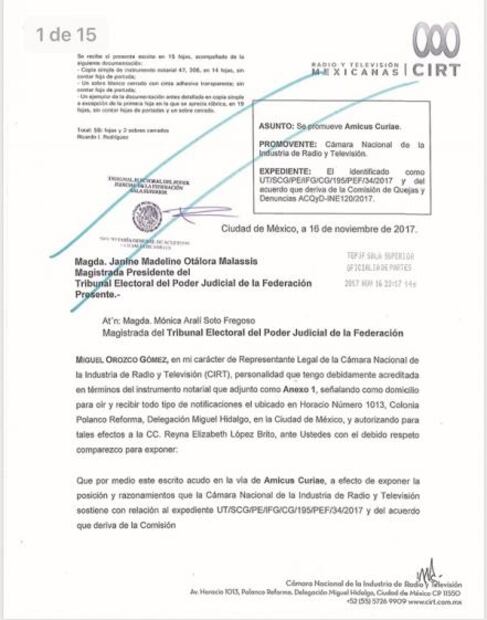 Radio y TV protestan contra spot de Anaya