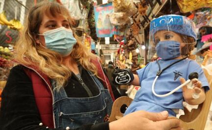 Niño Dios con cubrebocas, el más buscado en el centro de Toluca