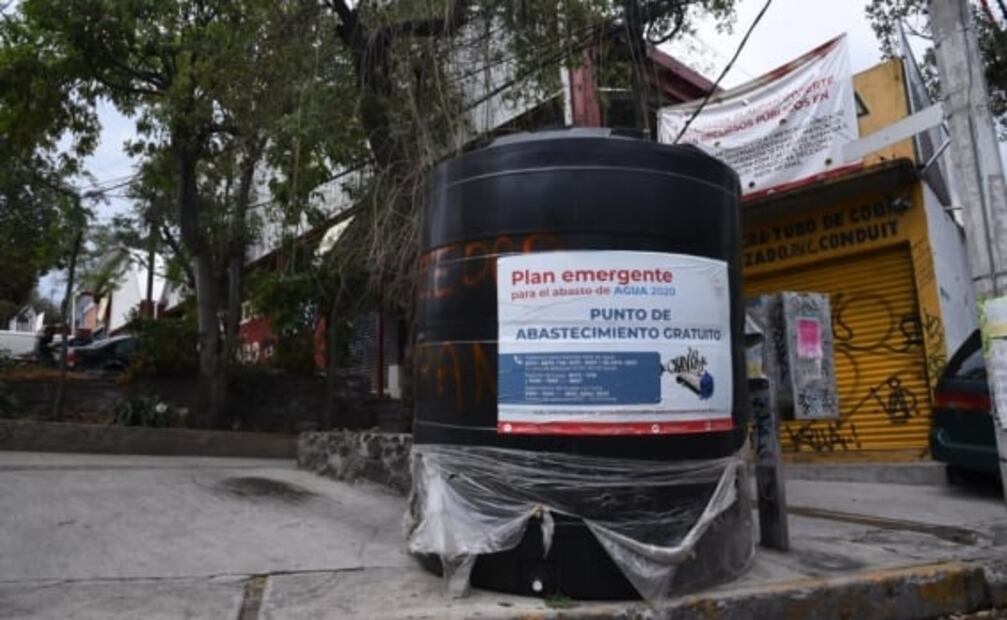 Implementan en Tlalpan plan emergente para atender el desabasto de agua