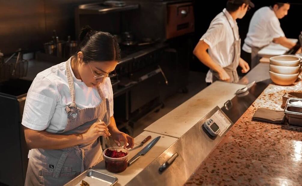 Sheyla Alvarado, la chef de Lunario, el restaurante sostenible de Valle de Guadalupe. Foto: Instagram