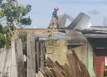 Al menos seis colonias de Comitán, Chiapas, resultan afectadas por tromba