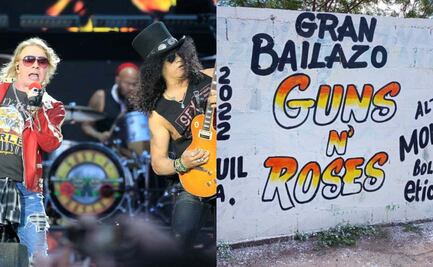 ¡Listos para el Gran Bailazo!; Guns N’ Roses reacciona a barda publicitaria por su show