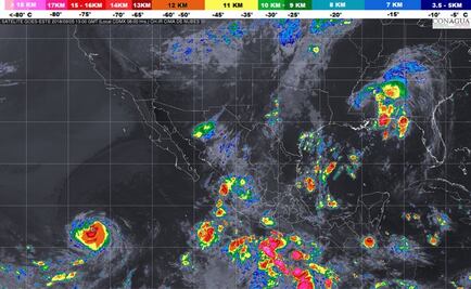 Tormentas en 22 estados y hasta 45 grados en 7 entidades