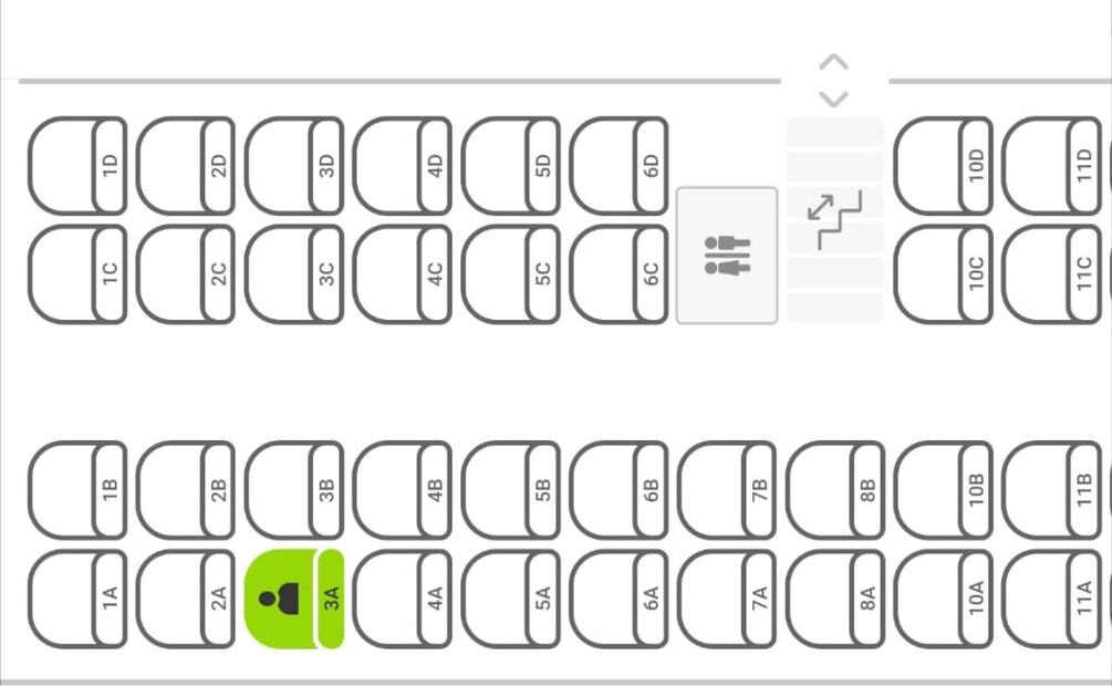 La travel-tech Flix permite elegir tu asiento desde la app. | Foto: captura de pantalla