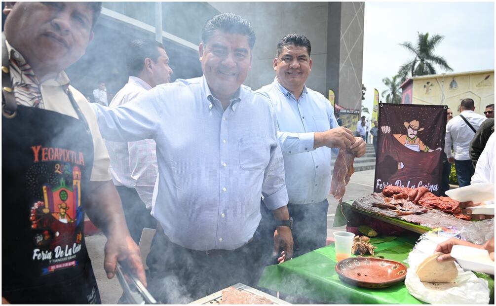 Alcalde de Yecapixtla presenta Feria de la Cecina y el Tianguis Grande Yecapixtla 2024 (15/10/2024). Foto: Justino Miranda / EL UNIVERSAL