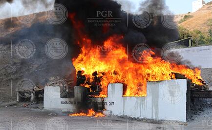 PGR destruye 5 toneladas de narcóticos en Tijuana