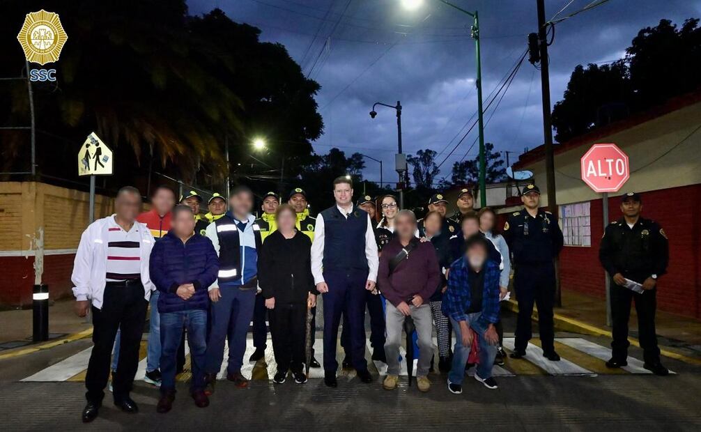 SSC hace recorrido de colonia Amsa de Tlalpan (28/07/2025). Foto: Especial