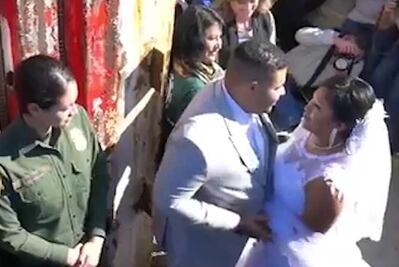 Acusan de narco a hombre que se casó en frontera México-EU