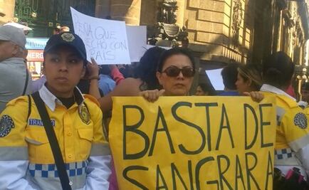 Exigen manifestantes parar gasolinazo