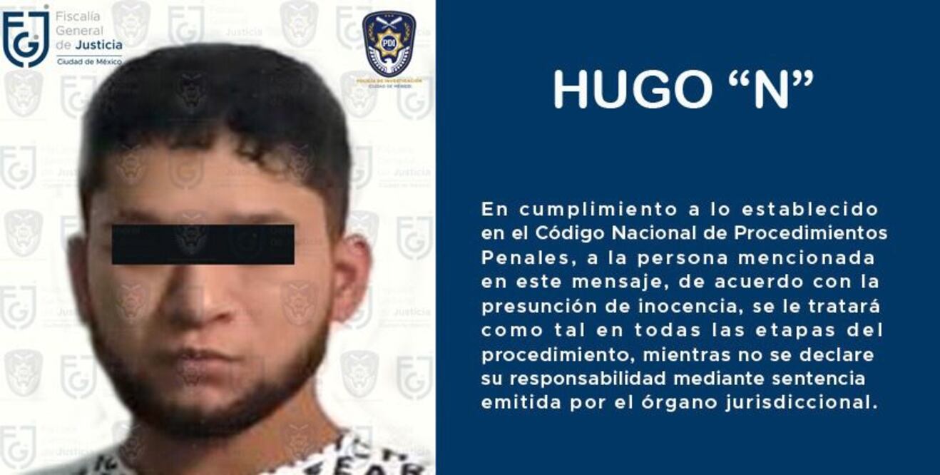 Víctor Hugo Ávila, mejor conocido como El Huguito, era uno de lo más buscados por el Gobierno de la Ciudad de México. Tomada de x