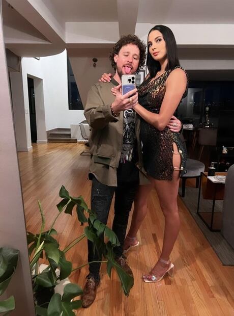 Ary, novia de Luisito Comunica, enciende Instagram con minivestido tornasol