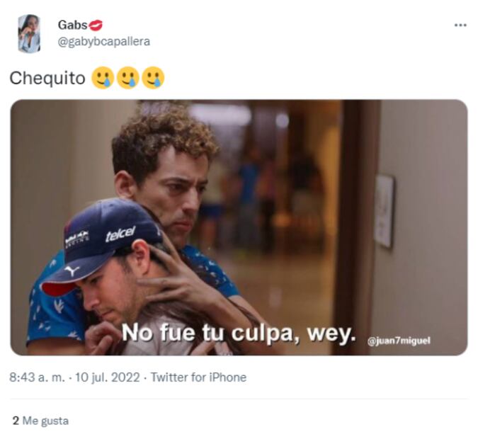Los memes que dejó el abandono de Checo Pérez del GP de Austria 
