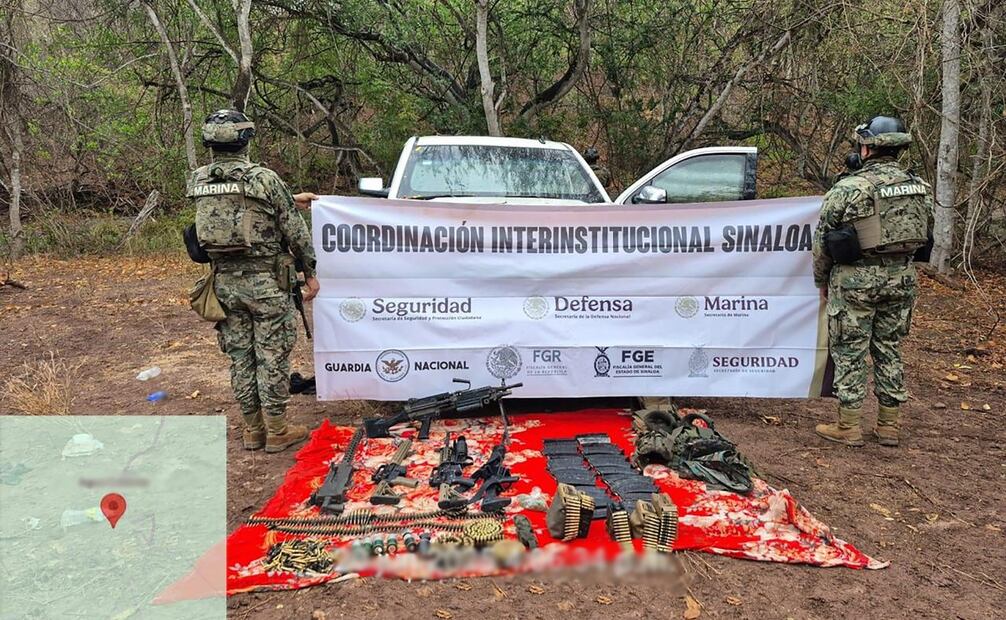 Autoridades federales detienen a 10 personas vinculadas con la facción “Los Mayos” en Sinaloa. Foto: Especial