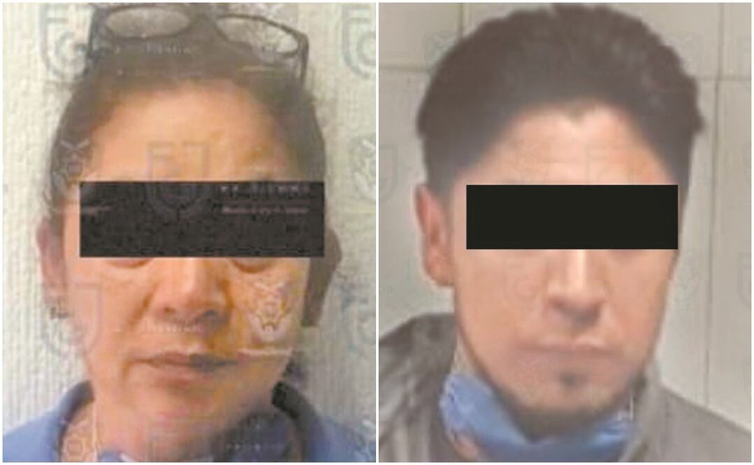 Imputados. Alan Omar “N” y María Maricela “N”, conductor y reguladora del STC Metro, respectivamente, son acusados por el choque dos trenes en la estación Tacubaya, accidente en el que falleció un usuario. Fotos: Especiales