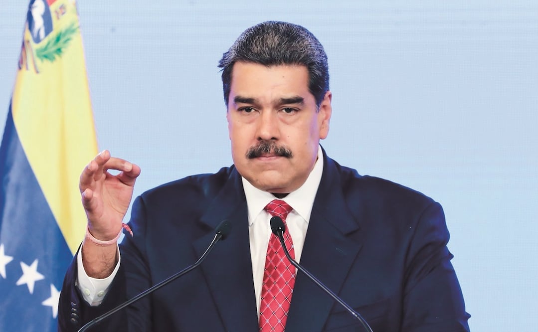 El presidente venezolano, Nicolás Maduro, en mensaje pregrabado. Foto: EFE
