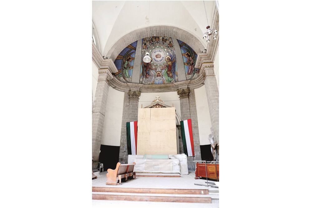 La imagen de Nuestra Señora de Los Ángeles está protegida (IVAN STEPHENS. EL UNIVERSAL)