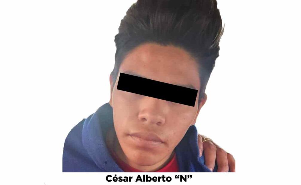 César Alberto "N"presuntamente, implicado en la desaparición de cuatro trabajadores de una bodega de pollo en Chicoloapan. Foto: Especial
