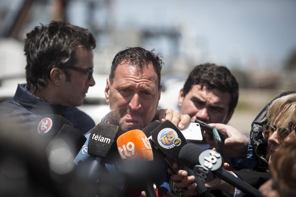 Luis Tagliapietra, padre de Alejandro Damián, tripulante del submarino ARA San Juan (Foto: Xinhua)