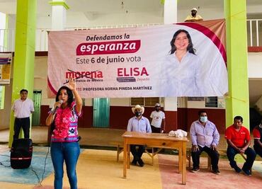 Candidata de Morena acusa presencia de comando en acto en Oaxaca