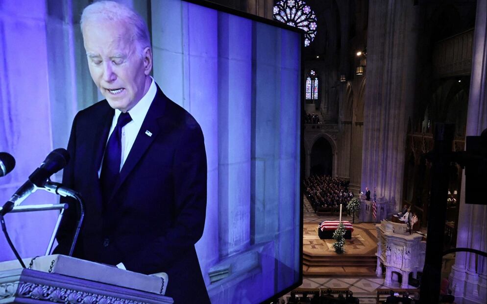 Funeral de Jimmy Carter en la Catedral Nacional de Washington, Estados Unidos. Foto: AFP