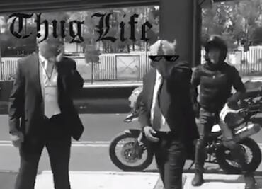 Video de AMLO llegando en moto a evento de la CIRT se vuelve viral
