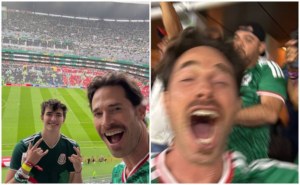 Sebastián Rulli celebró a la Selección Mexicana en su partido contra Inglaterra. 
Instagram sebastianrulli