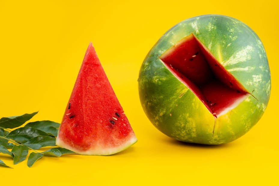 La sandía es una fruta rica en agua, fibra y antioxidantes. Foto: Freepik