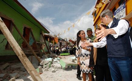 Del Mazo recorre municipios afectados por sismo en Edomex