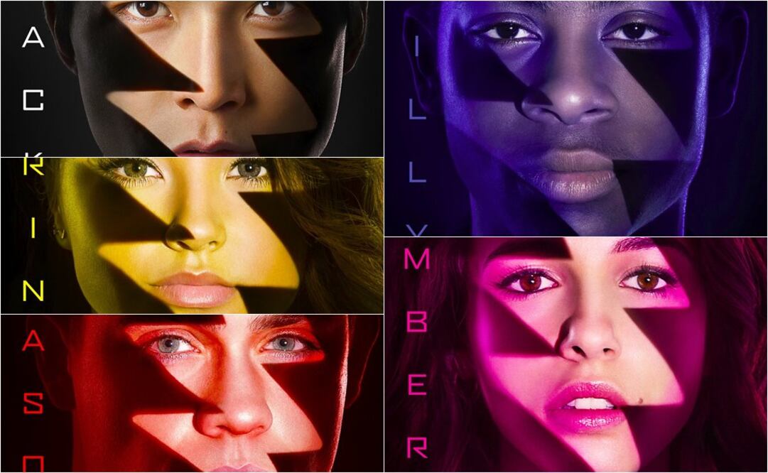 Revelan pósters de "Power Rangers"