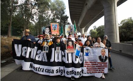 "¡El dolor no es un show!", gritan en Caminata por la Paz