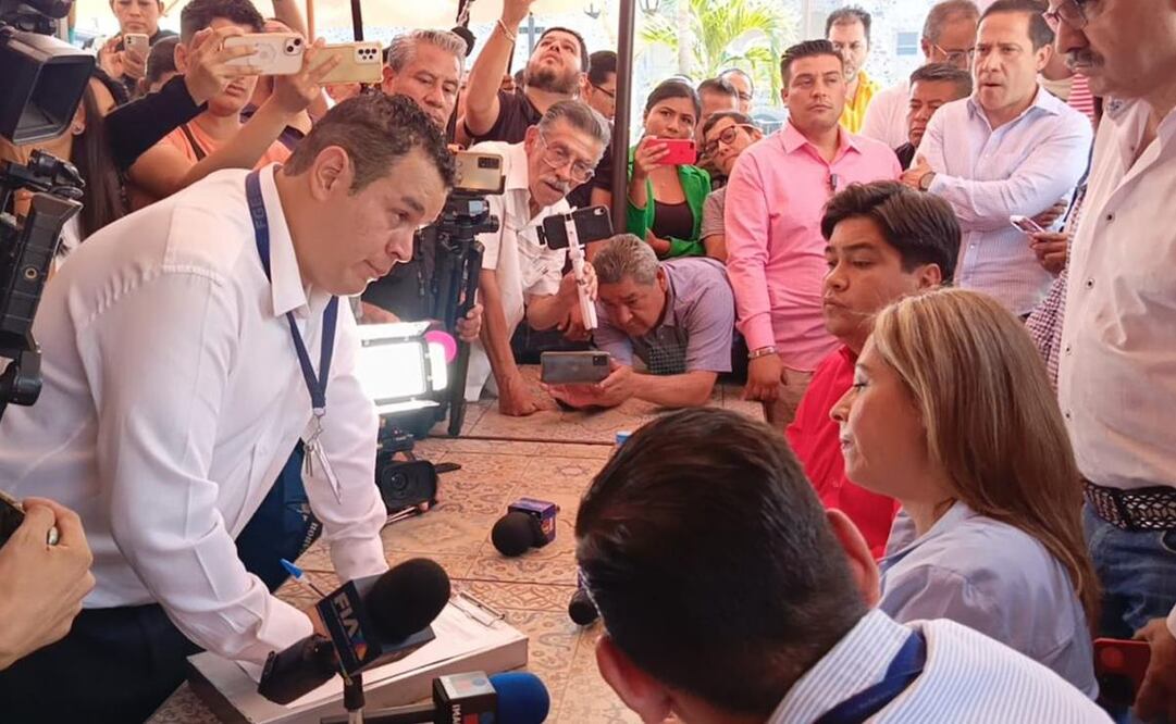 La Fiscalía Anticorrupción de Morelos notificó a la candidata gubernamental por el PRI-PAN-PRD-RSP, Lucía Meza Guzmán, de un proceso penal en su contra por los delitos de ejercicio abusivo de funciones. Foto: Justino Miranda - EL UNIVERSAL