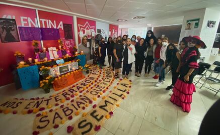 Colocan ofrenda en memoria de víctimas de la violencia en Morelos