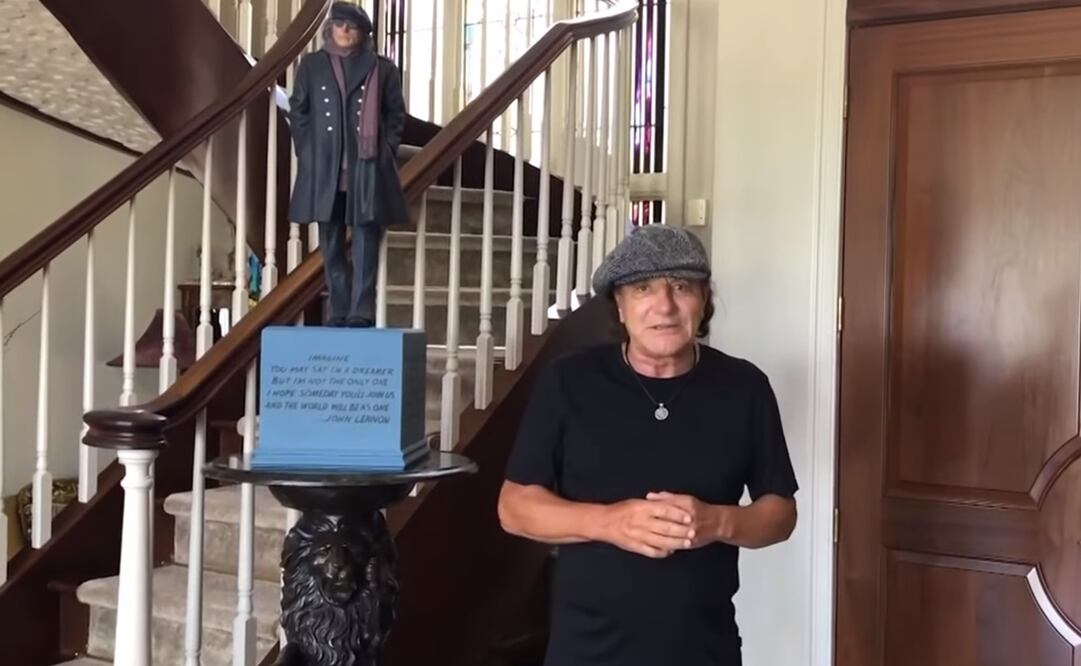 Brian Johnson. Foto: captura YouTUbe