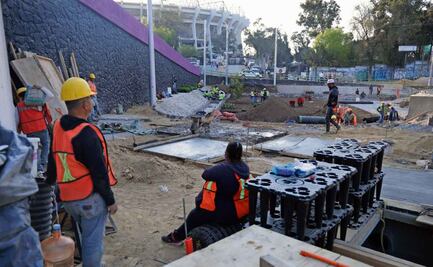 Enfermedades, agua sucia y caos, el daño colateral en la remodelación del Estadio Azteca