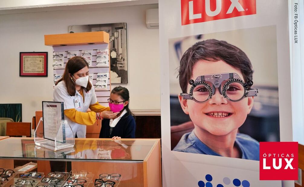 Ópticas LUX ofrece un 15% de descuento en anteojos y lentes de contacto al presentar tu tarjeta virtual de Club EL UNIVERSAL. | Foto: FB Ópticas LUX.