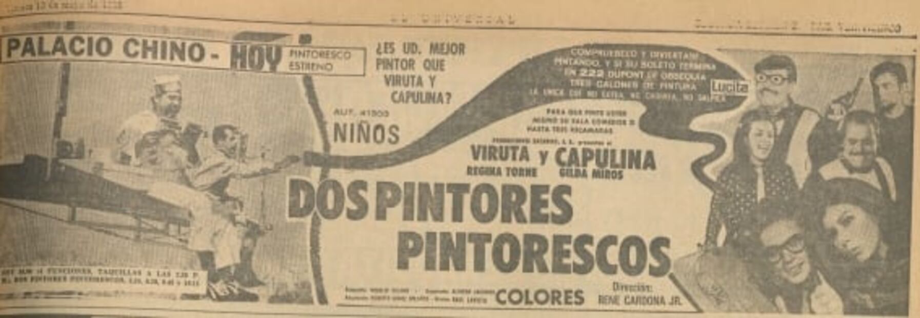 A 10 años de la muerte de "Capulina", 10 carteles de sus cómicas películas