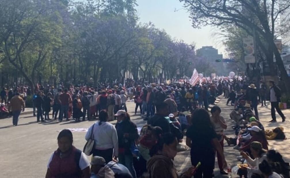 Mitin por aniversario de la Expropiación Petrolera en el Zócalo de la CDMX, minuto a minuto