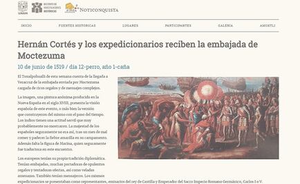 Cuentan la Conquista de México tuit a tuit