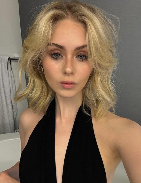Loreto Peralta y su nuevo look. Foto: Instagram @loretoperalta